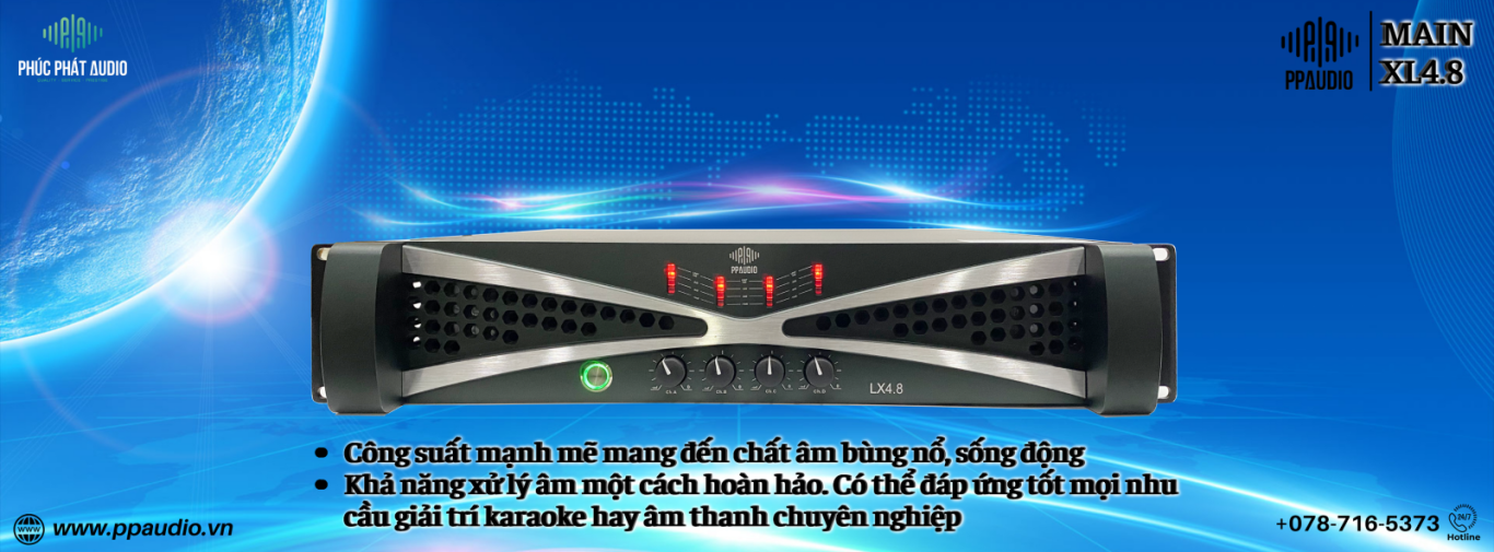 Main Công Suất PPAUDIO XL4.8