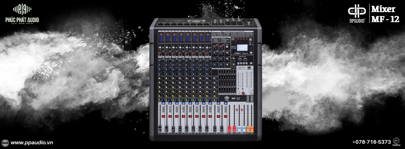 Mixer bàn DPAUDIO MF-12 