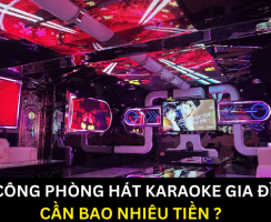Thi công phòng hát karaoke gia đình cần bao nhiêu tiền?