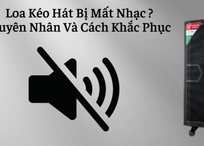 Loa kéo  Loa Blutooth hát bị mất nhạc? Nguyên nhân và cách khắc phục