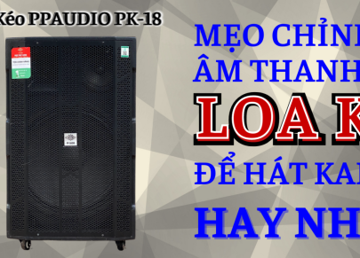 Mẹo chỉnh âm thanh loa kéo để hát karaoke hay nhất