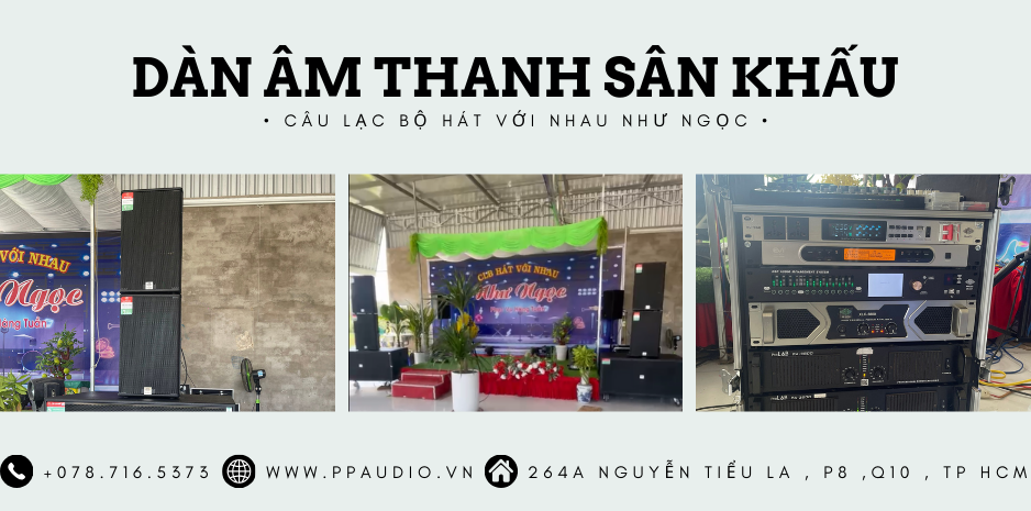 Phúc Phát Audio Thành Công Lắp Đặt  Âm Thanh Karaoke, Biểu Diễn, Sân Khấu Tại Quán Hát Với Nhau Như Ngọc ở Lai Vung