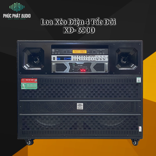 Loa Kéo Điện Bass 4 Tấc Đôi PPA KĐ-6900 VANG CƠ