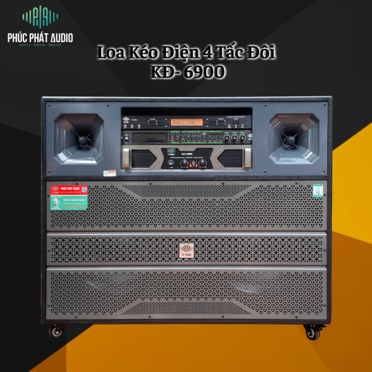 Loa Kéo Điện Bass 4 Tấc Đôi PPA KĐ-6900 VANG CƠ