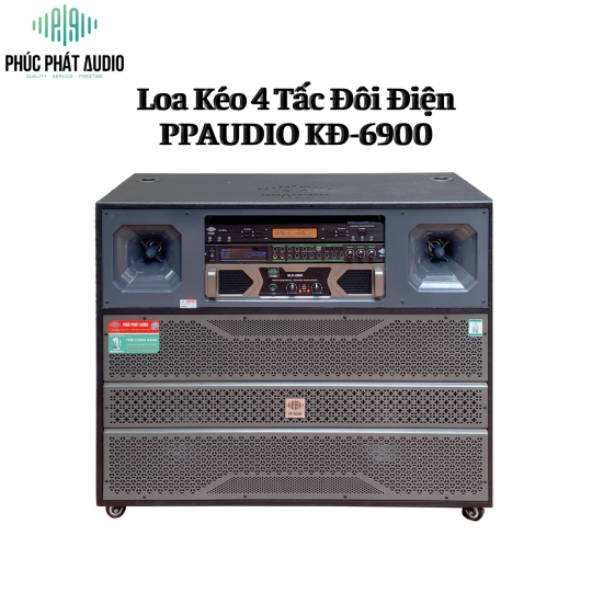 Loa Kéo Điện Bass 4 Tấc Đôi PPA KĐ-6900 VANG CƠ