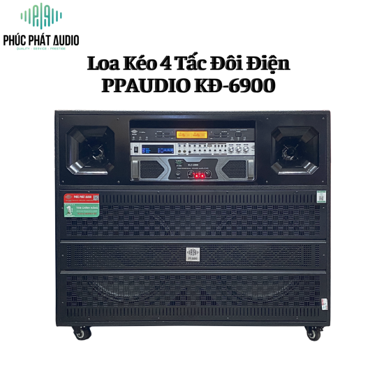 Loa Kéo Điện Bass 4 Tấc Đôi PPA KĐ-6900 VANG CƠ