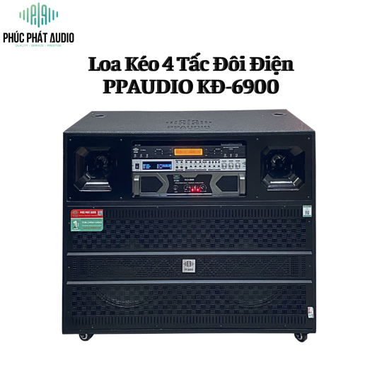 Loa Kéo Điện Bass 4 Tấc Đôi PPA KĐ-6900 VANG CƠ