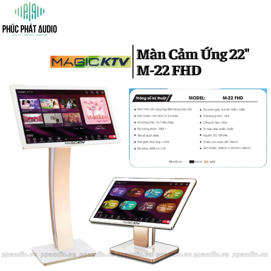 Màn Cảm Ứng 22 Inch  Magic KTV 