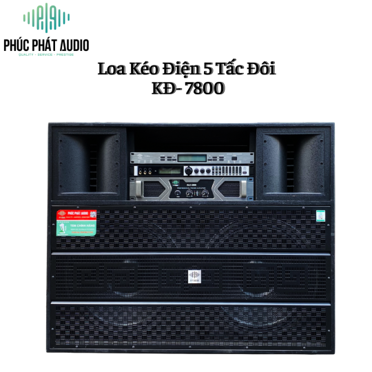 Loa Kéo Điện 5 Tấc Đôi PPA KĐ-7800