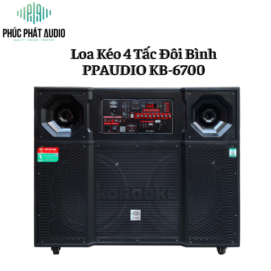 Loa Kéo 4 Tấc Đôi Bình PPAUDIO KB-6700