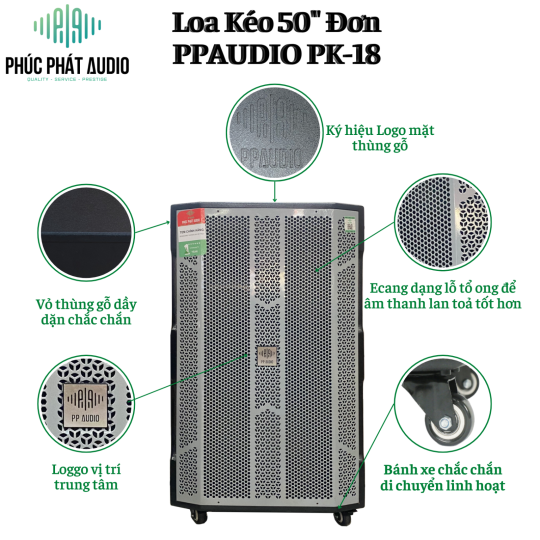 Loa Kéo PPAUDIO PK-18