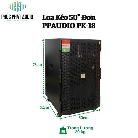 Loa Kéo PPAUDIO PK-18