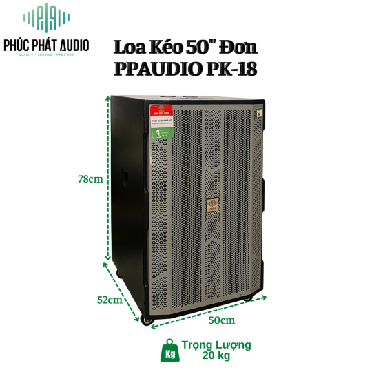 Loa Kéo PPAUDIO PK-18