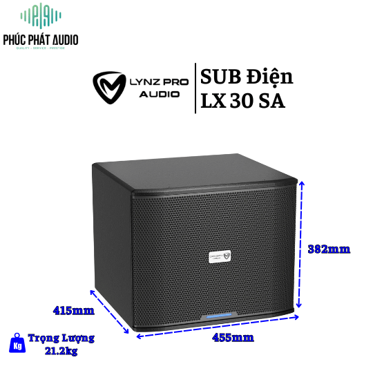 SUB Điện LYNZ PROAUDIO LX 30 SA