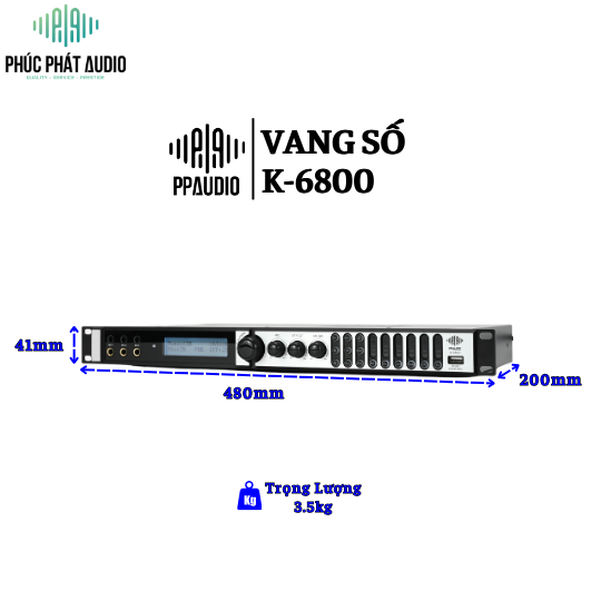 Vang Số PPAUDIO K-6800