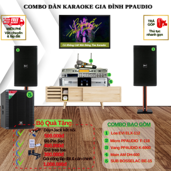 Combo Dàn Karaoke Gia Đình PPAUDIO 14