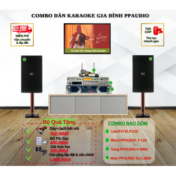 Combo Dàn Karaoke Gia Đình PPAUDIO 06
