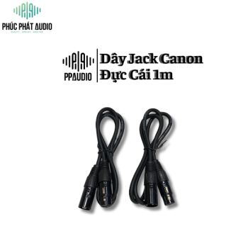 Dây Canon Đực Cái 1m