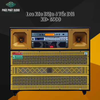 Loa Kéo Điện Bass 4 Tấc Đôi PPA KĐ-6900 VANG CƠ