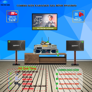 Combo Dàn Karaoke Gia Đình  PPAUDIO 01