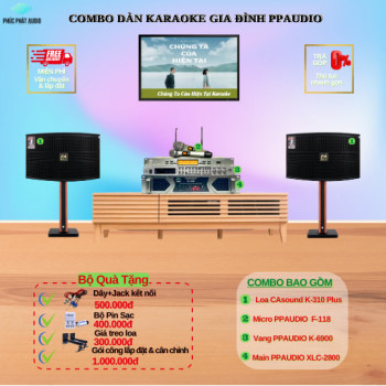 Combo Dàn Karaoke Gia Đình PPAUDIO 03