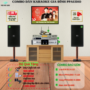 Combo Dàn Karaoke Gia Đình PPAUDIO 07