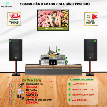 Combo Dàn Karaoke Gia Đình PPAUDIO 09