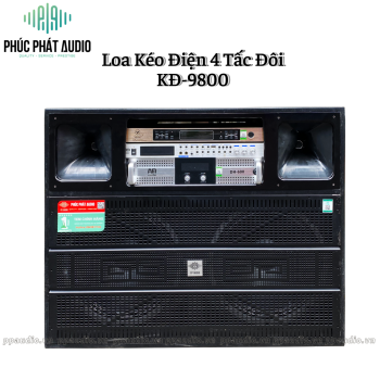 Loa Kéo Điện 4 Tấc Đôi PPA KĐ-9800