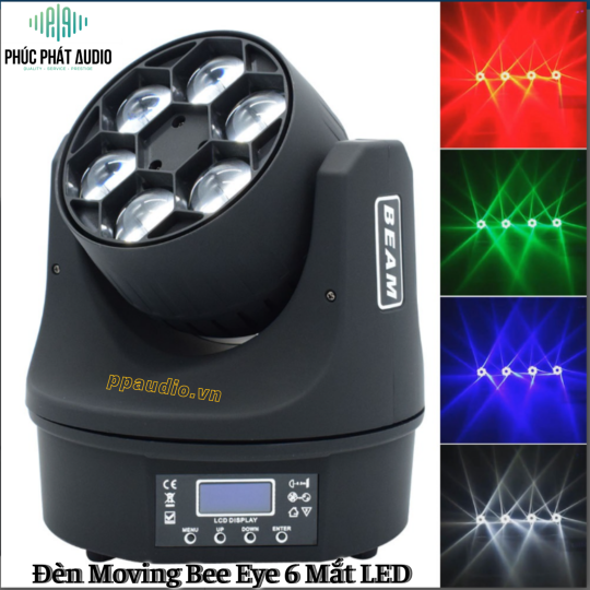Đèn Moving Bee Eye 6 Mắt Led