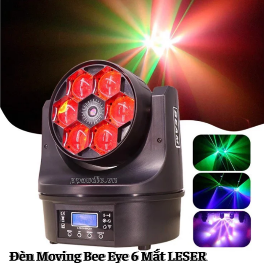Đèn Moving Mini-Bee-Eye 6 LASER