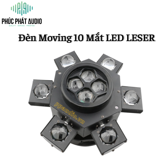 Đèn Moving 10 mắt Led Laser