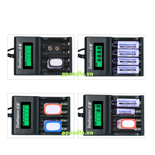 Khay sạc pin LCD 4 khe