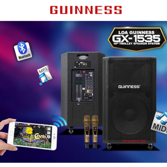 Loa Kéo GUINNESS GX - 1535B