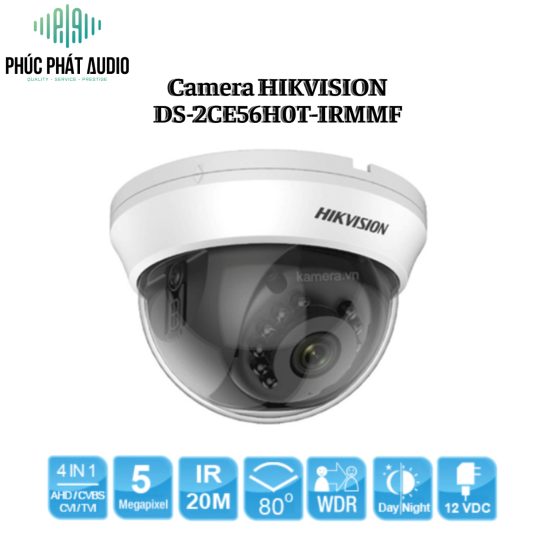 Camera HIKVISION DS-2CE56H0T-IRMMF