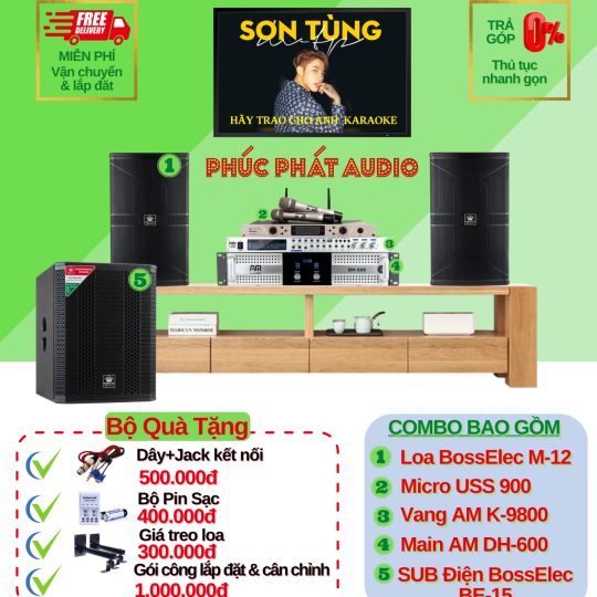 Combo Dàn Karaoke PPA-VCOMBO PPA-V01