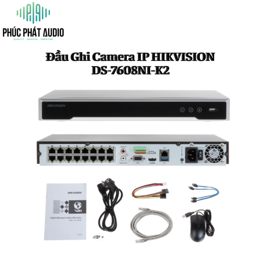 Đầu Ghi Camera IP HIKVISION DS-7608NI-K2