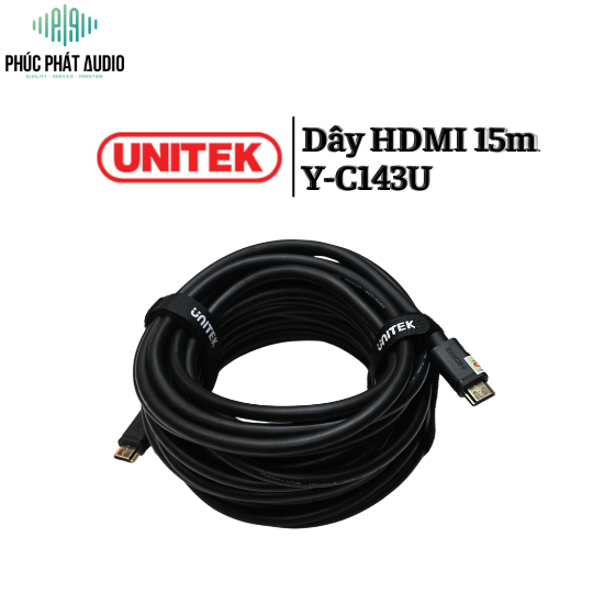 Dây HDMI UNITEK 15m Y-C143U 
