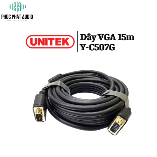 Dây VGA 15m Unitek Y-C507G 