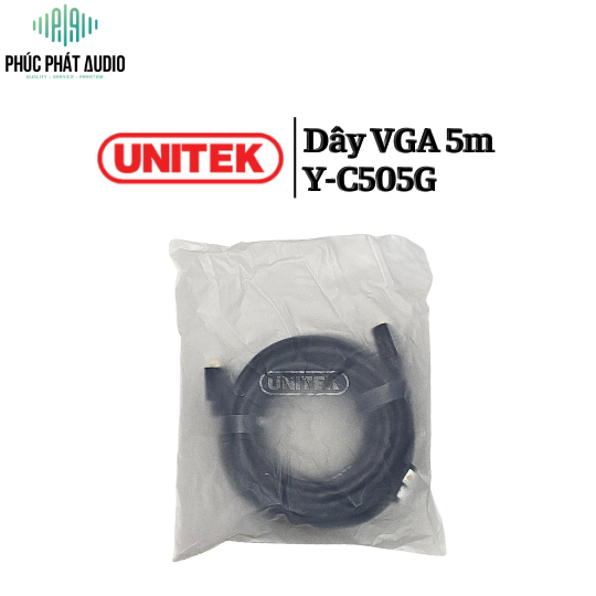Dây VGA 5m Unitek Y-C505G 