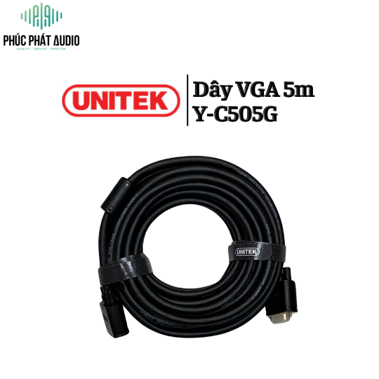 Dây VGA 5m Unitek Y-C505G 