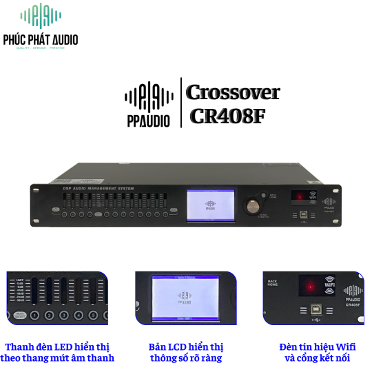 Crossover PPAUDIO CR408F
