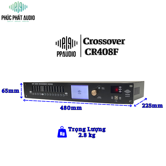 Crossover PPAUDIO CR408F