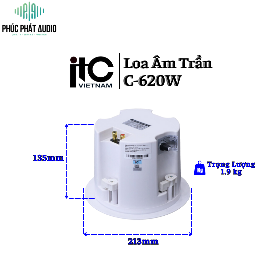 Loa Âm Trần ITC C-620W