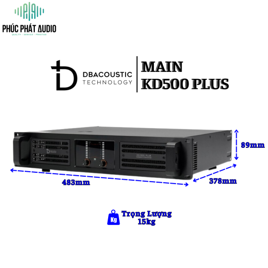 Main DBacoustic KD500 Plus