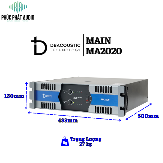 Main DBACOUSTIC MA2020