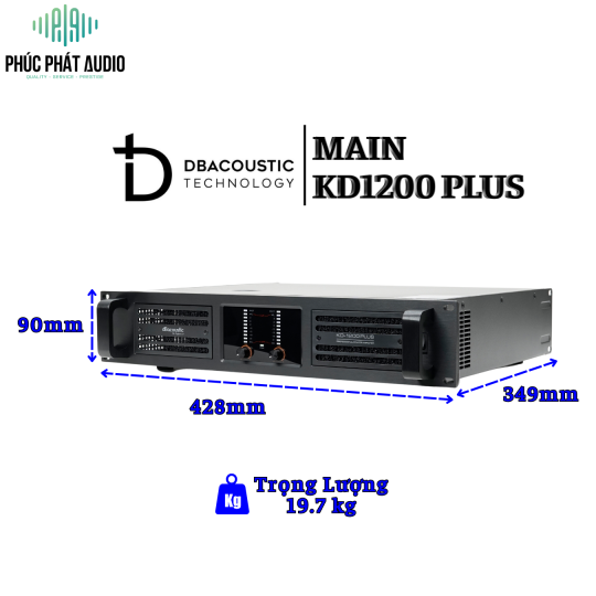 Main DBACOUSTIC KD1200 Plus