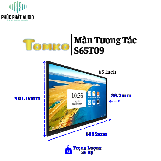 Màn Hình Tương Tác TOMKO S65T09  65inch