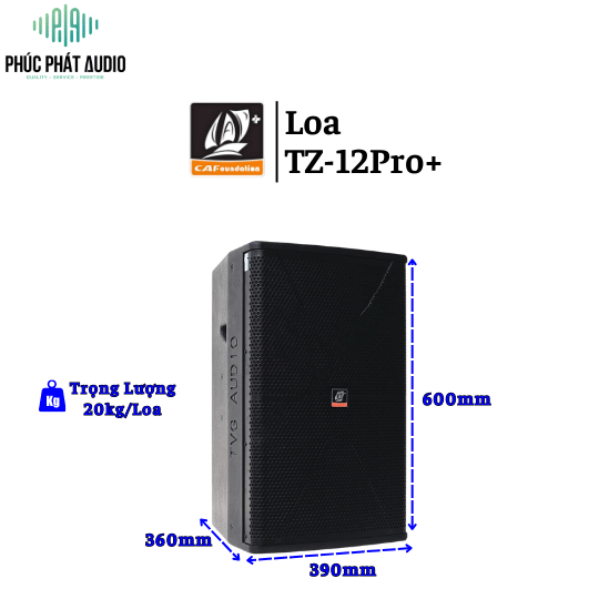 Loa CAF TZ 12PRO+