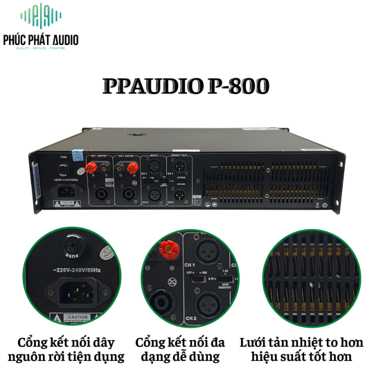 Main PPAUDIO P-800